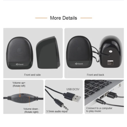 KISONLI KS-08 USB Multimedia Speaker