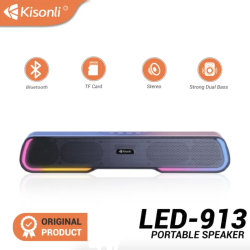 KISONLI LED-913 RGB Bluetooth Speaker Soundbar 
