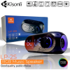 Kisonli LP-2S Bluetooth Speaker With Clock