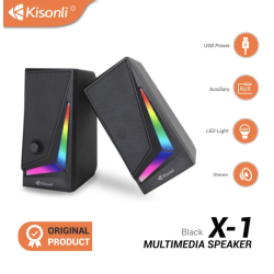 KISONLI X1 USB Wired RGB Multimedia Speaker