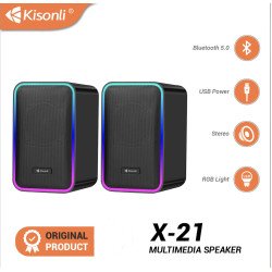 KISONLI X21 RGB USB Bluetooth Gaming Speaker
