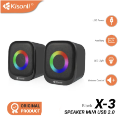 KISONLI X3 RGB USB Multimedia Speaker