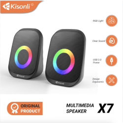 KISONLI X7 RGB Multimedia Computer Speaker 