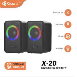 KISONLI X20 USB RGB Multimedia Gaming Speaker