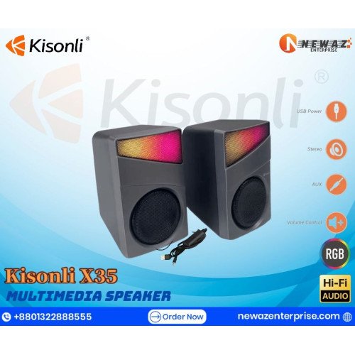 KISONLI X35 MINI RGB Multimedia Speaker