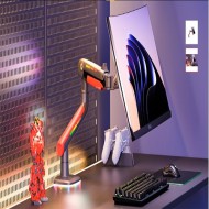 NORTH BAYOU L50 32"-60" Gas Spring RGB Monitor Arm
