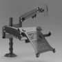 North Bayou H180 FP 22-32 inch Monitor Holder+10-17 inch Laptop Support Desk Mount
