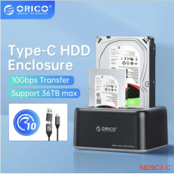 ORICO 6829C3-C Dual Bay Dock With Offline Clone