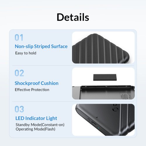 ORICO 25PW1-U3 2.5 inch USB3.0 SSD Enclosure