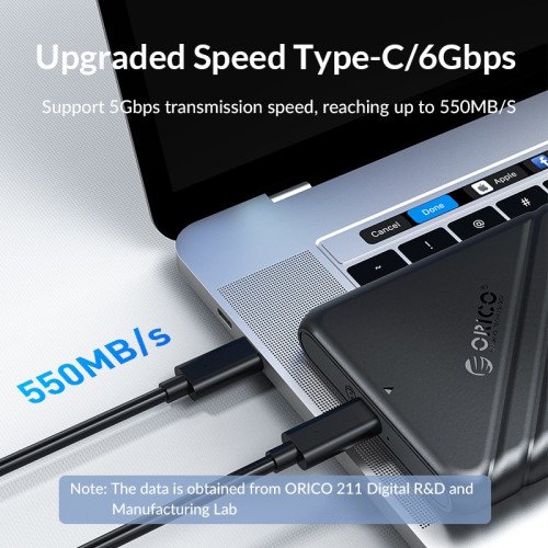 ORICO 25PW1-U3 2.5 inch USB3.0 SSD Enclosure