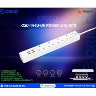 ORICO OSC-4A4U-UK 4 AC Outlet Surge Protector with 4 USB Charging Port