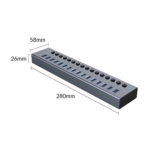 Orico BT2U3-16AB 16 Port USB 3.0 Hub