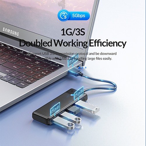 ORICO PAPW4A 4 Port USB 3.0 HUB 5Gbps