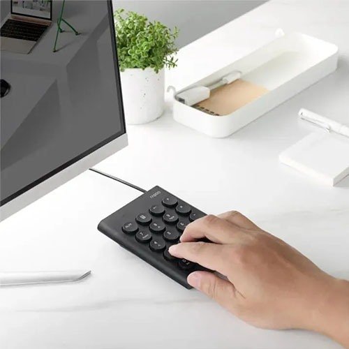 Rapoo K30 Laser Carved Keycap Wired Numeric Keyboard