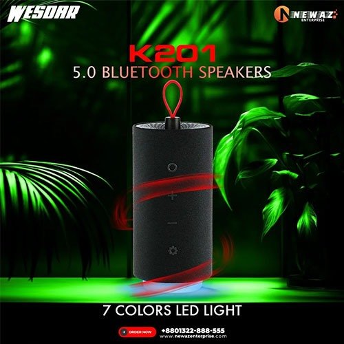 WESDAR K201 RGB BLUETOOTH SPEAKER