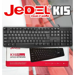 JEDEL K15  USB Wired Office Keyboard With Bangla