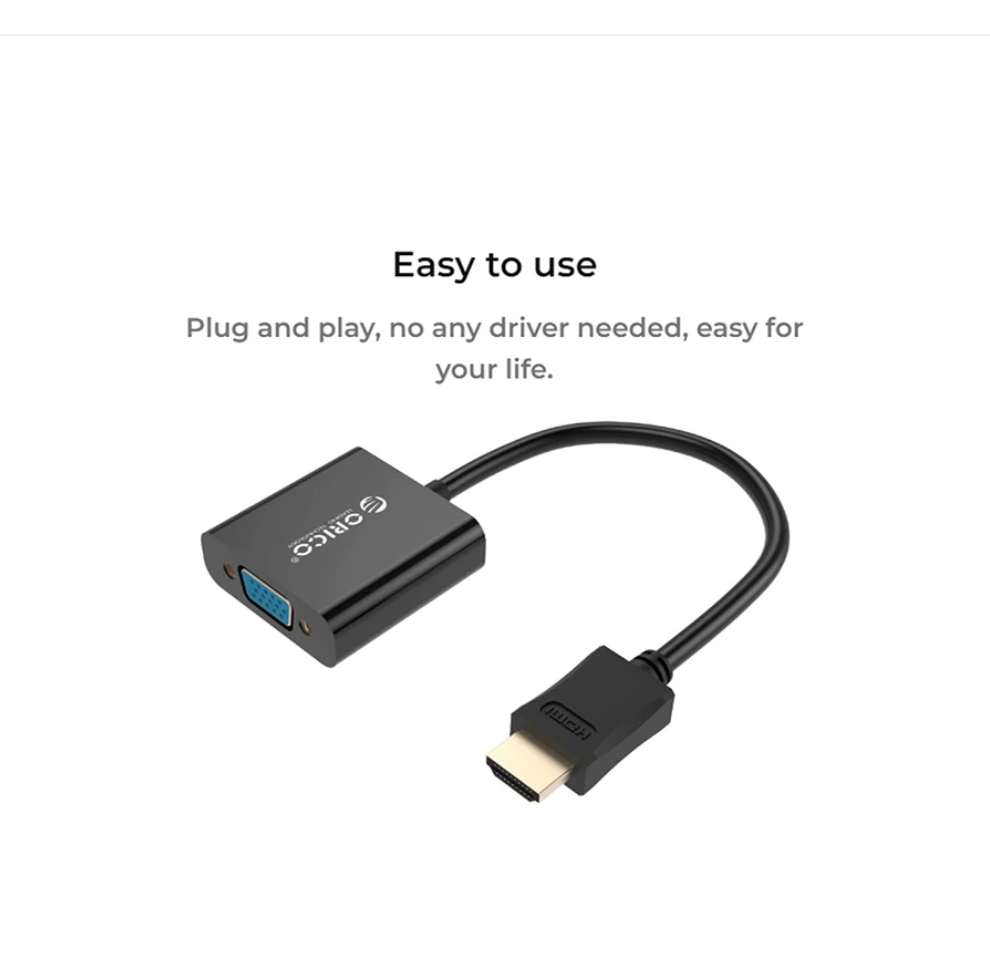 Orico DHTV-C20 HDMI A to VGA Adapter price in bd